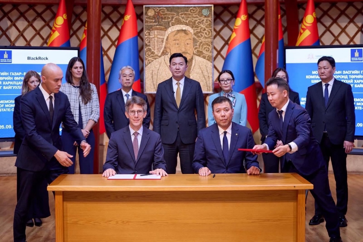 Government of Mongolia and BlackRock Financial Markets Advisory Sign Memorandum of Understanding on State-Owned Enterprise Reform